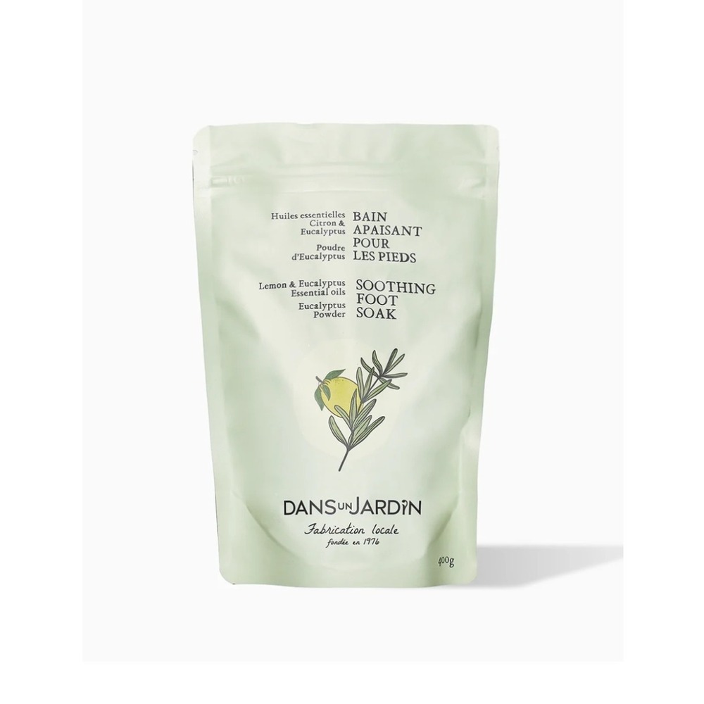 NWT Dans Un Jardin Soothing foot bath‎ Eucalyptus and lemon 400g new